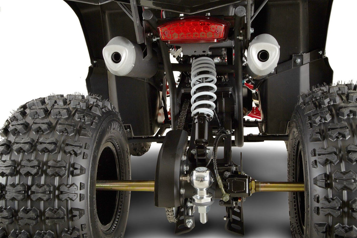 Quad 125ccm MRM Hunter 3 Gang Semiautomatik Rückwärtsgang mit Anhängevorrichtung