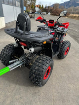 Quad 125ccm MRM Hunter 3 Gang Semiautomatik Rückwärtsgang mit Anhängevorrichtung