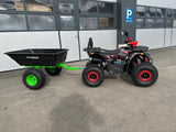 Quad 125ccm MRM Hunter 3 Gang Semiautomatik Rückwärtsgang mit Anhängevorrichtung