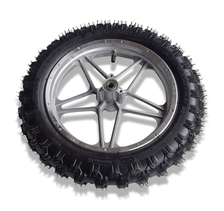 Hinterrad silber 2.50-10 für Dirtbike