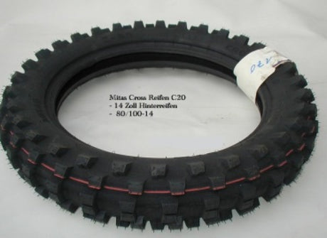 Reifen 14 Zoll Mitas für Motocross/Dirtbikes 90/100-14
