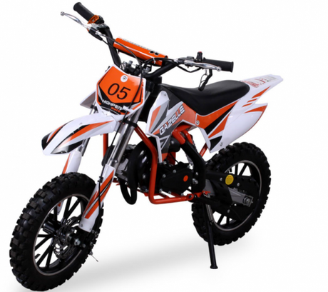Dirtbike Kindermotocross Gazelle/Wolfee 49 ccm 10 Zoll