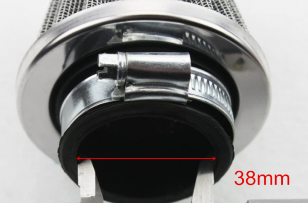 Luftfilter für 35-38mm Ansaugstutzen mit Schelle für 4 Takt Dirtbikes
