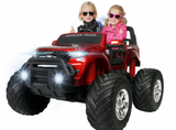 Kinder-Elektroauto Ford Ranger Monster Truck Allrad Lizenziert für 2 Personen