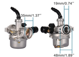 Vegaser PZ 19 für 4 Takt Motoren von 50-125ccm