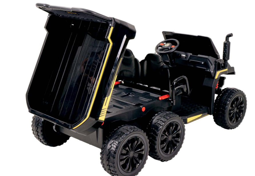 UTV-Kinder-Elektroauto A730 mit 6x4 Vierradantrieb, 2-Sitzer, Kippmulde, Fernbedienung, EVA-Reifen