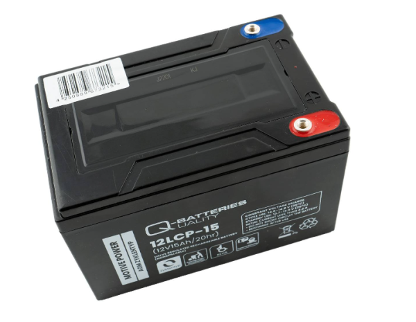 Akku 12 Volt 15Ah Blei Akku Zyklentyp AGM -Schraubanschluss M5 Aktion