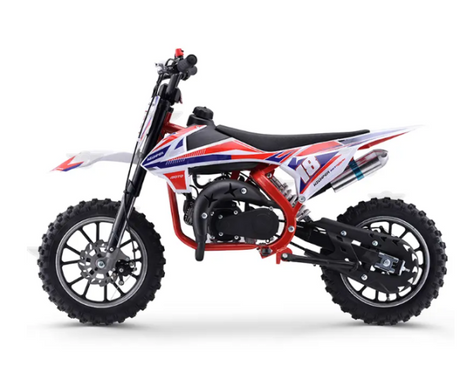 Kindermotocross-Dirtbike Gazelle KMG 49 2 Takt Motor  10 Zoll Bereifung Aktion jetzt nur 299.-