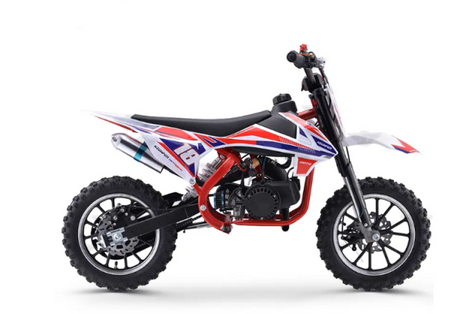 Kindermotocross-Dirtbike Gazelle KMG 49 2 Takt Motor  10 Zoll Bereifung Aktion jetzt nur 299.-