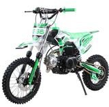 Dirtbike Kindermotocross 125ccm MRM Storm 4 Gang Schaltung 12/14 Bereifung
