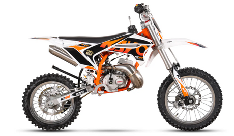 Kayo Dirtbike KT50 RACING - 50 cc 2-Takt 9 PS Raeder 14"-12"