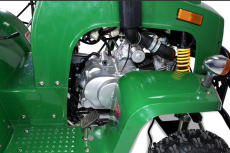 Kindertraktor MRM Nitro Motors 110ccm 4 Takt 3 Gang Semiautomatik mit Anhaenger
