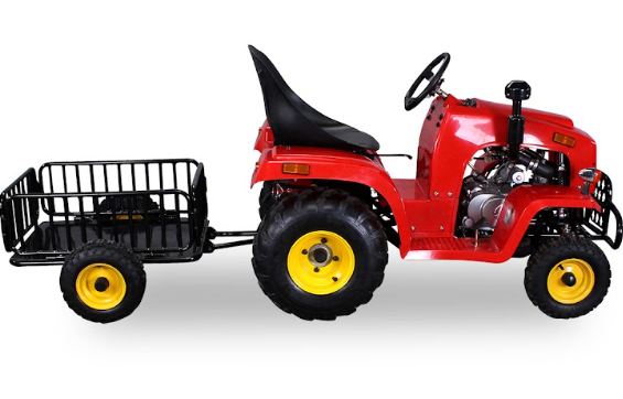 Kindertraktor MRM oder Nitro Motors 110ccm 4 Takt Jetzt wieder mit 3 Gang Semiautomatik und Anhänger