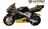 Nitro Motors PS77 Pocketbike 49cc 6.5 Zoll Minibike Racing