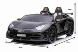Elektroauto für Kinder Lamborghini Aventador 24V für zwei Benutzer MP4-Player, vertikal öffnende Türen, 2x45W Motor, 24V Batterie, 2,4 GHz Fernbedienung