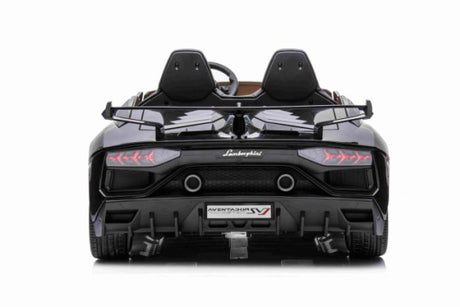 Elektroauto für Kinder Lamborghini Aventador 24V für zwei Benutzer MP4-Player, vertikal öffnende Türen, 2x45W Motor, 24V Batterie, 2,4 GHz Fernbedienung