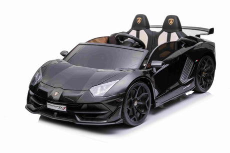 Elektroauto für Kinder Lamborghini Aventador 24V für zwei Benutzer MP4-Player, vertikal öffnende Türen, 2x45W Motor, 24V Batterie, 2,4 GHz Fernbedienung