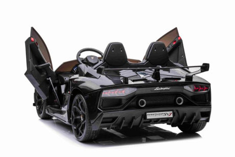 Elektroauto für Kinder Lamborghini Aventador 24V für zwei Benutzer MP4-Player, vertikal öffnende Türen, 2x45W Motor, 24V Batterie, 2,4 GHz Fernbedienung