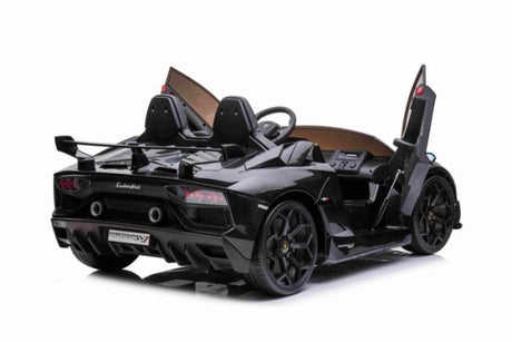 Elektroauto für Kinder Lamborghini Aventador 24V für zwei Benutzer MP4-Player, vertikal öffnende Türen, 2x45W Motor, 24V Batterie, 2,4 GHz Fernbedienung