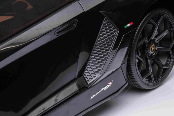 Elektroauto für Kinder Lamborghini Aventador 24V für zwei Benutzer MP4-Player, vertikal öffnende Türen, 2x45W Motor, 24V Batterie, 2,4 GHz Fernbedienung