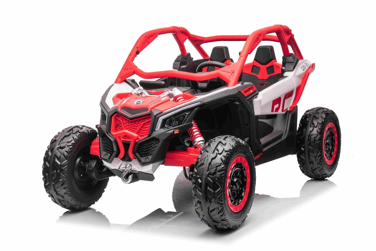 Elektro Kinderauto Can-Am Maverick 24V Lithiumakku Allrad Antrieb EVA Räder MP3-Player USB