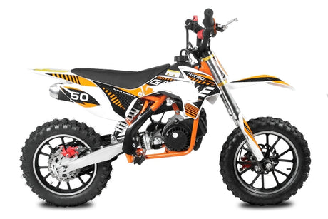 Dirtbike Kindermotocross Gazelle/Wolfee 49 ccm 10 Zoll