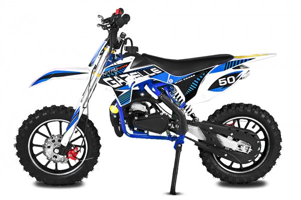 Dirtbike Kindermotocross Gazelle/Wolfee 49 ccm 10 Zoll