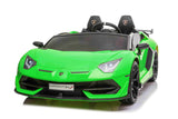 Elektroauto für Kinder Lamborghini Aventador 24V für zwei Benutzer MP4-Player, vertikal öffnende Türen, 2x45W Motor, 24V Batterie, 2,4 GHz Fernbedienung