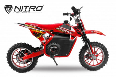 Nitro Motors Eco Dirtbike 1000W Jackal Eco 10 Zoll 36V 12Ah Blei Gel Akku Elektro E-Cross