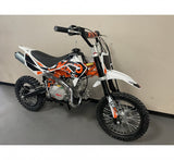 Kayo Dirtbike Kindermotocross TD125 mit 12/14 Raeder 4 Gang Schaltgetriebe