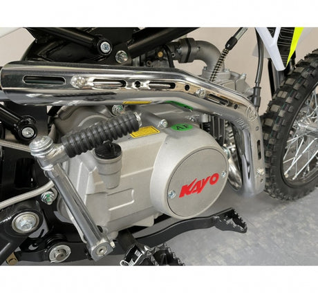 Kayo Dirtbike Kindermotocross TD125 mit 12/14 Raeder 4 Gang Schaltgetriebe