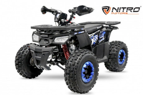 Nitro Motors Rocco RS8 3G V2 midi Quad 150cc 8 Zoll 3 Gang Semi Automatik + RG Kinderquad Atv Platin Line