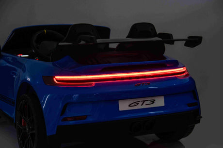 Elektrisches Kinderauto Porsche 911 GT3 24V 4x4 Allrad Lithiumakku 2 Sitzer