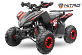 Nitro Motors Rizzo RS8-3G midi Quad 150cc 8 Zoll Semi-Automatik mit RG Kinderquad Atv Platin Line