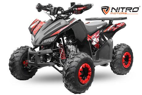 Nitro Motors Rizzo RS8-3G midi Quad 150cc 8 Zoll Semi-Automatik mit RG Kinderquad Atv Platin Line
